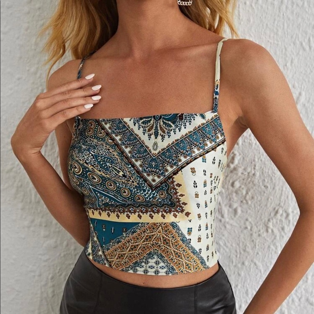 Shein tie top size M